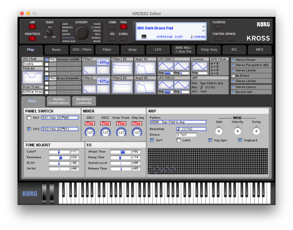 Korg Kross 2 principal